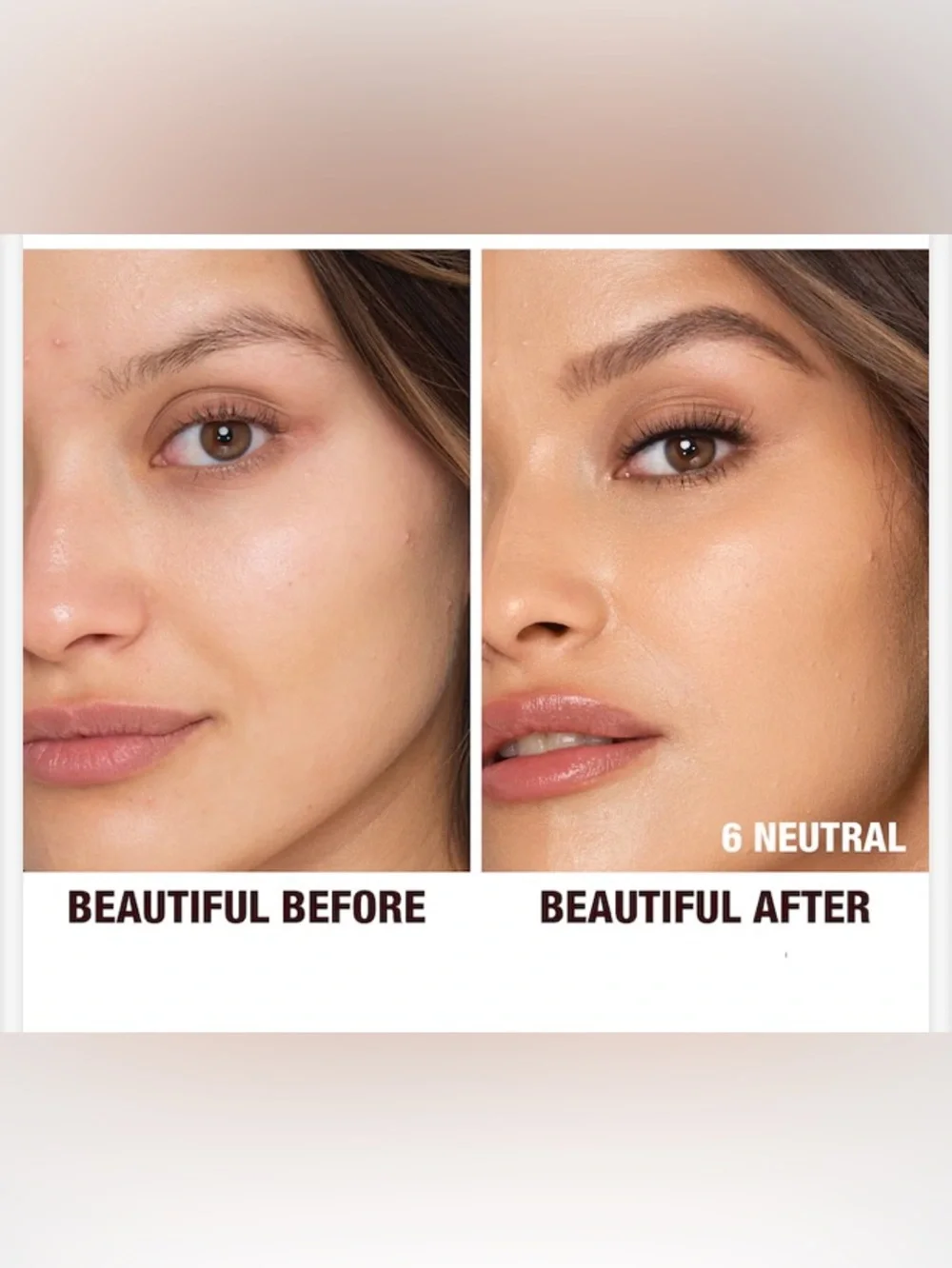 Charlotte Tilbury Beautiful Skin Foundation - 6 Neutral, New in Box